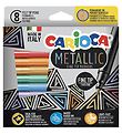 Carioca Markers - 8 pcs. - Metallic