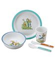 Petit Jour Paris Dinner Set - Melamine - 5 Parts - White w. Rabb