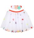 Meri Meri Costume - Tulle Skirt - White w. Sequins