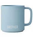 Design Letters Cup - Siblings - Favorite - Blue w. Brother