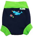 Konfidence Badblöjor - UV50+ - Swim Nappy - Navy/Lime Fergal