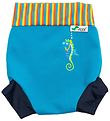 Konfidence Badblöjor - UV50+ - Swim Nappy - Cyan/Stripe Seabiski