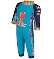 Konfidence Badoverall - UV50+ - Cyan/Stripe Seabiskit