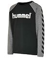 Hummel Pullover - hmlBoys - Schwarz/Graumeliert