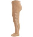 Condor Tights w. Pointelle - Light Brown