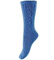 Condor Kniestrmpfe - Rib - Blau