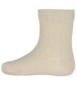 Condor Strumpor - Rib - Beige