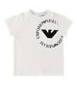 Emporio Armani T-Shirt - Blanc av. Logo