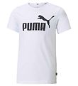 Puma T-Shirt - Blanc av. Logo