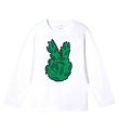 Stella McCartney Kids Kinderbluse - Peace Leaf - Weiß