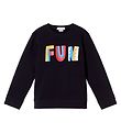 Stella McCartney Kids Sweatshirt - Fun - Zwart