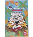 Tiger Tribe Colouring Set - 3D - Fierce Creatures