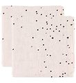 Done By Deer Mulltuch - 120x120 - 2er-Pack - Powder Dreamy Dots