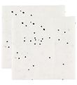 Done By Deer Mulltuch - 120x120 - 2er-Pack - White Dreamy Dots