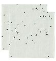 Done By Deer Spucktücher - 70x70 - 2er-Pack - Blue Dreamy Dots