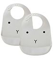 Liewood Lätzchen - 2er-Pack - Silikon - Tilda - Rabbit