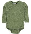 Joha Wrap Body l/s - Melange Green