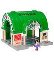 BRIO World Central Train Station - Green/Grey/Wood 33649