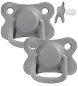 Filibabba Pacifiers - 2-Pack - M desert grey