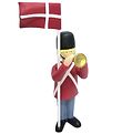 Kids by Friis Decoration - 14 cm - Soldier w. Dannebrog