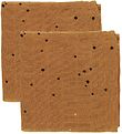 Done By Deer Spucktücher - 70x70 - 2er-Pack - Mustard Dreamy Dot