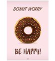 Citatplakat Poster - A4 - Donut Worry
