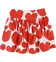 Stella McCartney Kids Kinderrock - Weiß/Rot m. Herzen