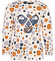 Hummel Long Sleeve Top - HMLEdna - Light Rose/Dots