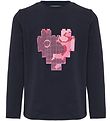 LEGO Duplo Long Sleeve Top - LWTonja - Navy w. Heart