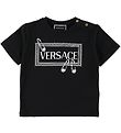 Versace T-shirt - Black w. Logo