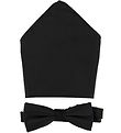 Grunt Bow Tie w. Handkerchief - Black