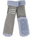 Melton Socken - ABS - Grau/Blau