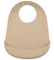 Tiny Tot Bib - Silicone - Sand