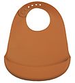 Tiny Tot Bavoir - Silicone - Ocre