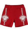 Shorts en Molleton Versace - Rouge av. Méduse