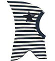 Racing Kids Balaclava - Navy/White Striped w. Star