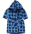 Smfolk Bathrobe - Blue Grotto w. Apples