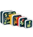 A Little Lovely Company Lunchbox Set - 4 Parts - Jungle Tiger