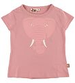 DYR T-shirt - ANIMALSWildlife - Rose Glow w. Elephant