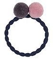 Kknekki Hair Tie - Navy w. Pom-Pom