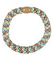 Kknekki Hair Tie - Yellow/Turquoise Glitter