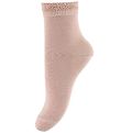 Condor Socks w. Lace border - Pink