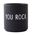 Design Letters Cup - Favourite Cups - Porcelain - Black You Rock