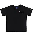 Champion Fashion T-Shirt - Schwarz m. Logo