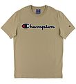 Champion Fashion T-Shirt - Khaki w. Logo