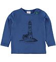 Freds World Long Sleeve Top - Ocean Lighthouse - Blue