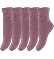 Minymo Socken - 5er-Pack - Dusky Orchid