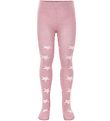 Minymo Tights - Pink w. Stars