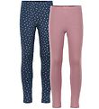 Minymo Leggings - 2 Pack - Mesa Rose