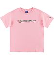 Champion Fashion T-Shirt - Pink m. Logo